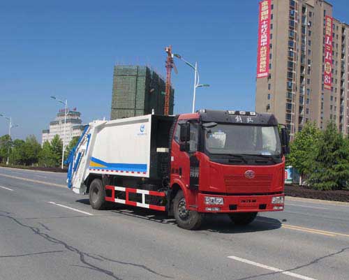福田3吨压缩式垃圾车