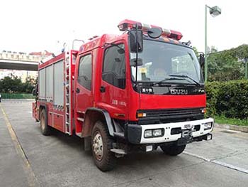 BX5120TXFJY162-W4型庆铃五十铃FVR重卡抢险救援消防车