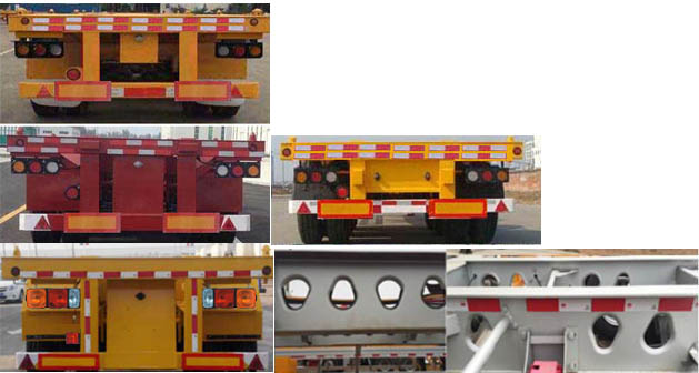 LKB9370TJZ型集装箱运输半挂车图片