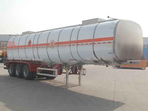 JF9403GRYB型铝合金易燃液体罐式运输半挂车图片