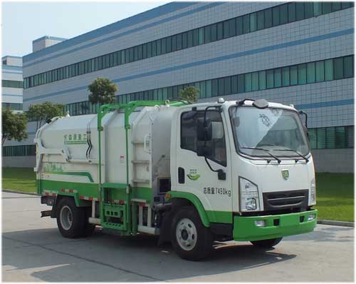 SMQ5072ZZZBEV型纯电动自装卸式垃圾车