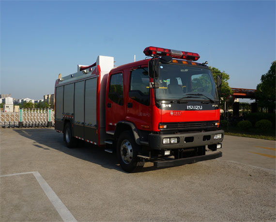 JDX5160GXFPM60-W5型庆铃FVR泡沫消防车