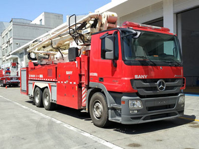 三一5-10万25吨举高喷射消防车