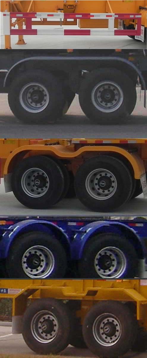 DYX9350P276A型集装箱运输半挂车图片