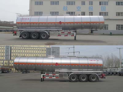 LPC9400GRYSB型铝合金易燃液体罐式运输半挂车图片