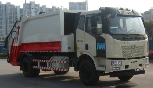 组图：湖南恒润高科压缩式垃圾车图片