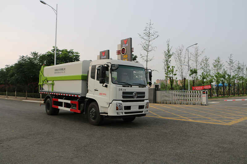 HKD5160ZLJ型东风天锦自卸式垃圾车