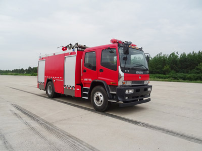 LLX5175GXFPM60-L型庆铃FVR泡沫消防车