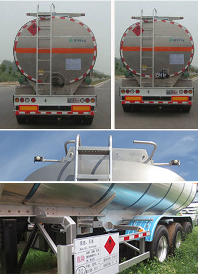 CLY9401GRYH型铝合金易燃液体罐式运输半挂车图片