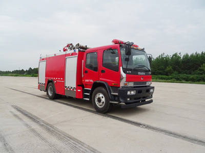 LLX5175GXFSG60-L型庆铃FVR水罐消防车
