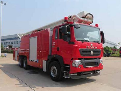 中联30万以上8吨举高喷射消防车
