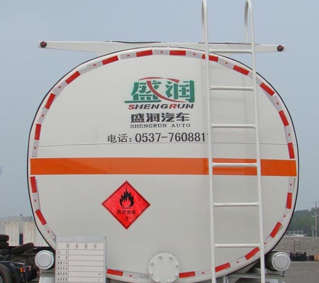 SKW9403GRYL型铝合金易燃液体罐式运输半挂车图片