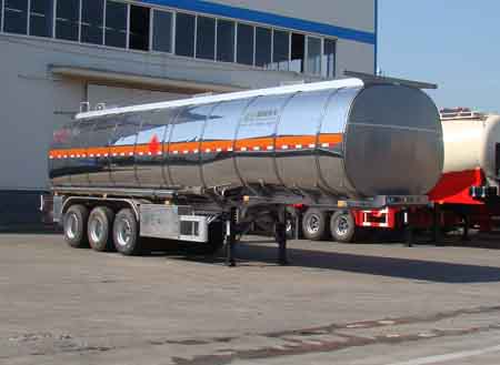 SKW9405GRYL型铝合金易燃液体罐式运输半挂车图片