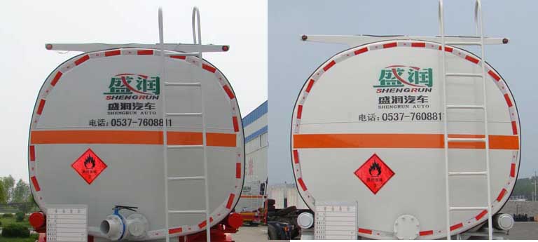 SKW9405GRYL型铝合金易燃液体罐式运输半挂车图片
