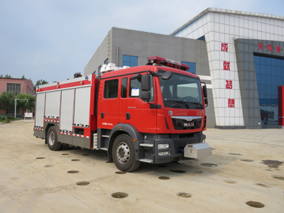 LLX5165GXFAP40-M型压缩空气泡沫消防车