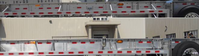 CSH9407TJZ型铝合金集装箱运输半挂车图片