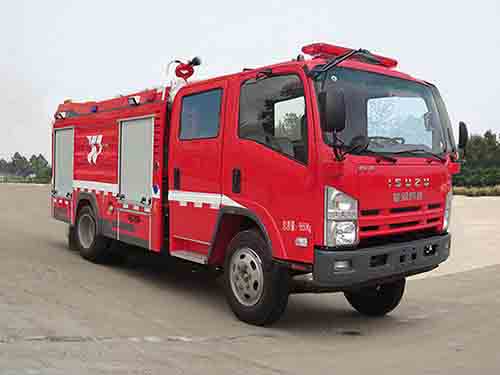 BX5100GXFSG30-W5型庆铃五十铃700P水罐消防车