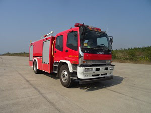 SJD5170GXFPM60-WSA型庆铃FVR泡沫消防车