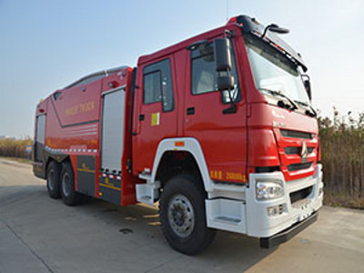 捷达消防10-15万16吨水罐消防车