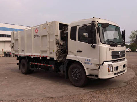 EQ5161ZDJS5型东风天锦压缩式对接垃圾车