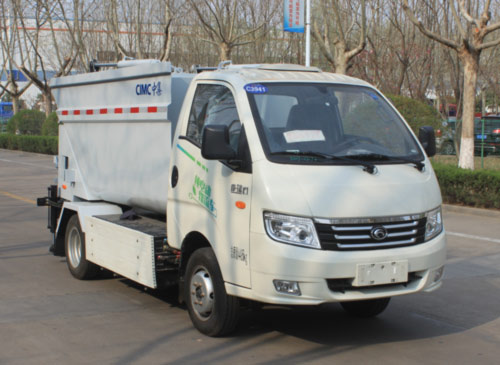 BJ5046ZZZEV1型纯电动自装卸式垃圾车
