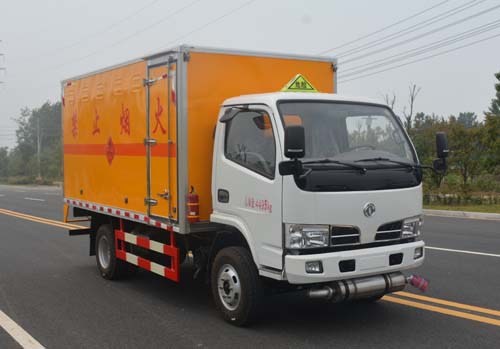 JHW5042XRQ型东风多利卡国五易燃气体厢式运输车