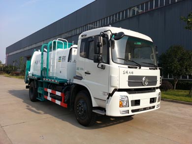 HJK5160TCAN5型东风天锦天然气餐厨垃圾车