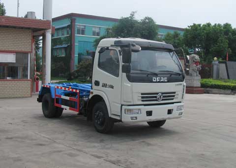 XZL5112ZXX5型国五东风多利卡车厢可卸式垃圾车