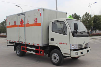 东风多利卡国五易燃气体厢式运输车图片