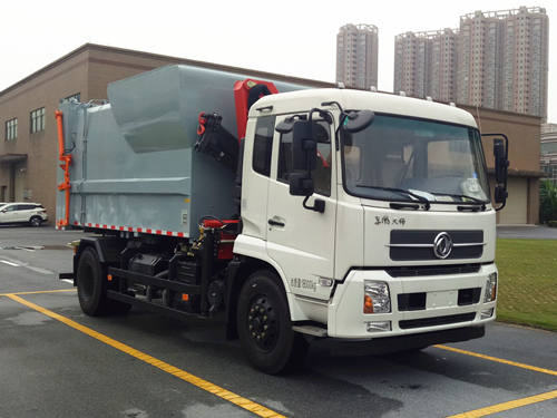 SYP5180ZDZDF5型东风天锦吊装式垃圾车