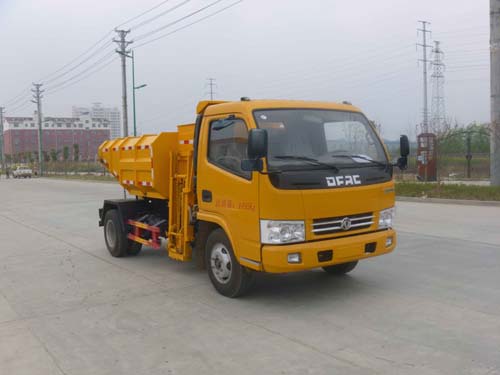 HCQ5045ZZZE5型东风多利卡D6自装卸式垃圾车