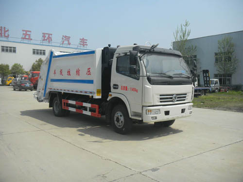 HCQ5112ZYSE5型国五东风多利卡压缩式垃圾车