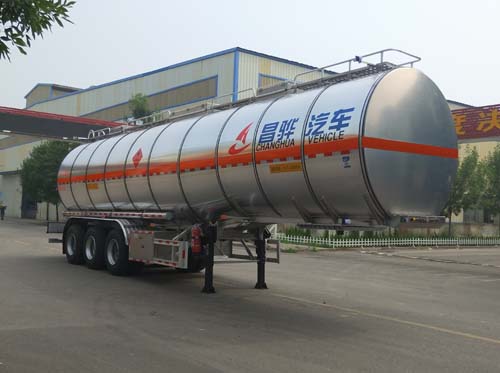 HCH9402GRYDL型铝合金易燃液体罐式运输半挂车图片
