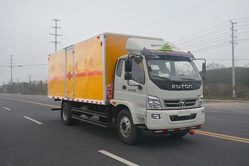 JHW5162XRYB型福田奥铃易燃液体厢式运输车