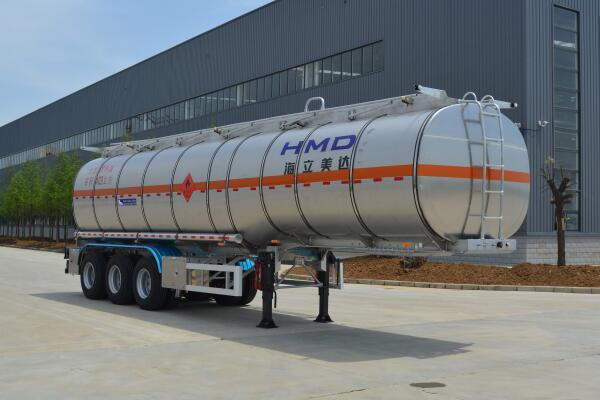 HFV9406GRYA型铝合金易燃液体罐式运输半挂车