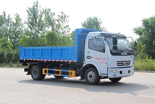 CLW5110ZLJE5型国五东风多利卡自卸式垃圾车