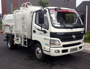 BJ5082ZZZE5-H1型福田欧马可自装卸式垃圾车