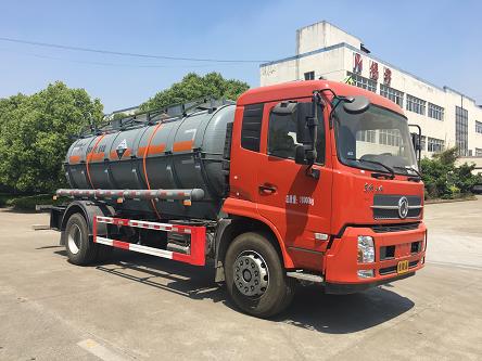 WXQ5182GFWE5型东风天锦腐蚀性物品罐式运输车