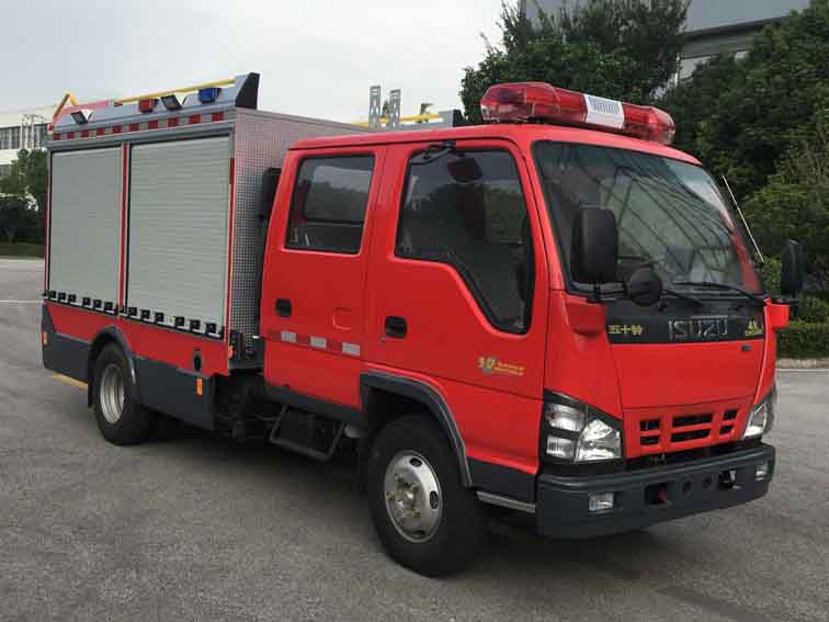 MG5070GXFSG20/CQ型庆铃五十铃600P双排水罐消防车
