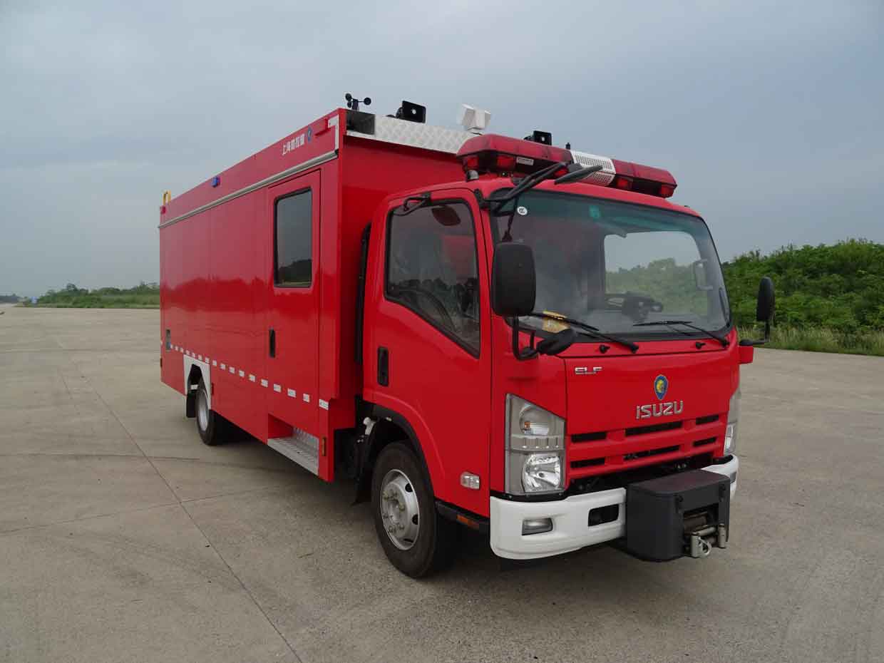 组图：上海格拉曼国际消防装备庆铃五十铃700P器材消防车图片