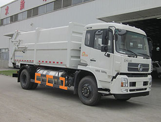 FLM5162ZDJD5NG型东风天锦天然气压缩式对接垃圾车