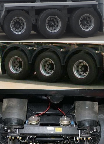 SLS9401TWY型危险品罐箱骨架运输半挂车图片