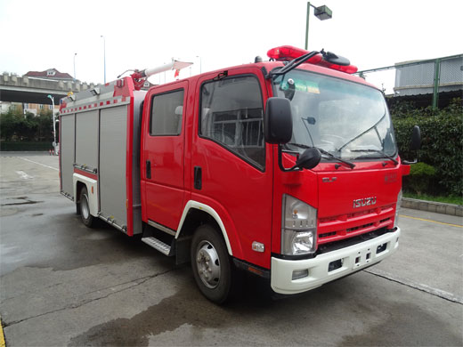 JDX5100GXFSG35/W5型庆铃五十铃700P水罐消防车