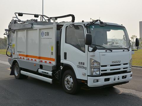 ZLJ5100ZYSQLE5型庆铃五十铃700P压缩式垃圾车