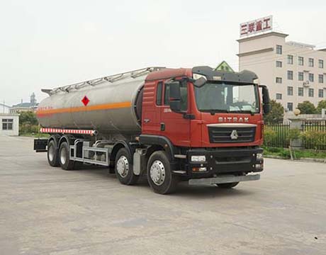 SGZ5321GRYZZ5C5型铝合金易燃液体罐式运输车