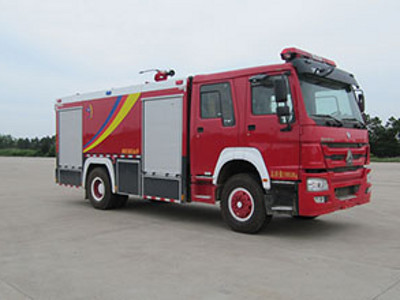 8噸國六重汽豪沃水罐消防車|8方水罐消防車圖片
