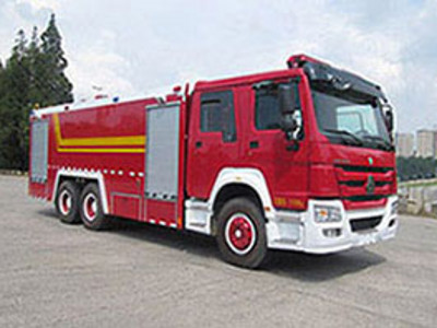 16噸重汽豪沃泡沫消防車|16方重汽豪沃泡沫消防車圖片