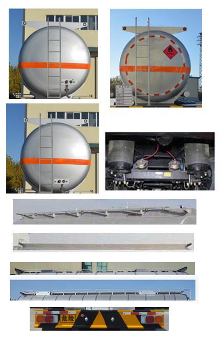 PJQ9400GRYB型易燃液体罐式运输半挂车图片