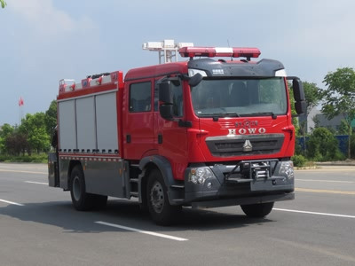 江特25-30万5吨自装卸式消防车