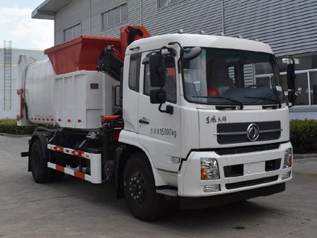 SQN5162ZZZ型东风天锦自装卸式垃圾车